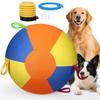 Large Durable Dog Ball Toy Golden Retriever Shiba Inu Corgi PVC Chew-Resistant Play In 25cm/45cm/55cm Sizes