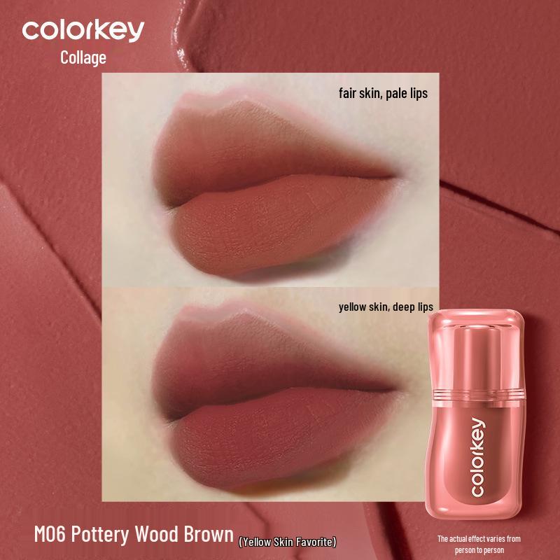 Colorkey Velvet Matte Lip Mud - Nude Collection for Women (Lipstick, Lip Gloss, Lip Tint)