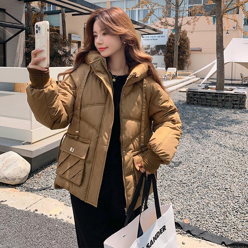 Short down cotton-padded clothes for women's autumn and winter new loose large size foreign gas thickened warm cotton-padded jacket
