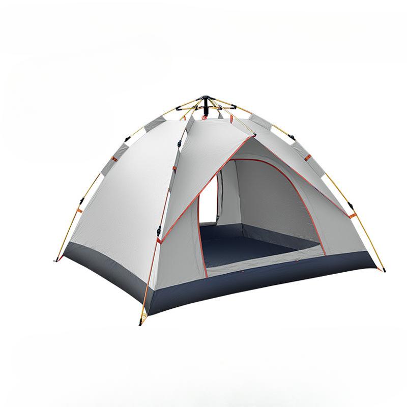 Walking Bear Strict Selection Tent Outdoor Automatic Quickly Open Camping Tent Rain-Proof Multi-Person Camping Two Doors and Two Windows