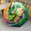 1 PC Automatic Folding Umbrella - Fantasy Dragon Pattern, Portable & Foldable Design with 8 Ribs, Christmas Birthday Gifts