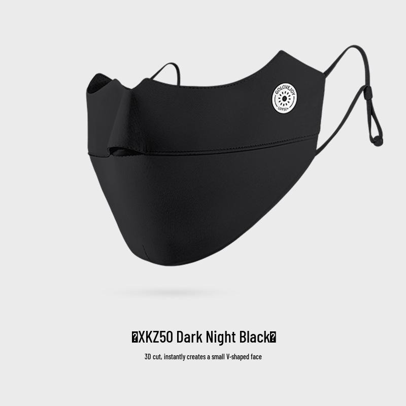 Women's UV Protection Ice Silk Cycling Mask with Blush Eye Corner, Sunscreen, and Breathable Summer Sunshade for a Slim Face