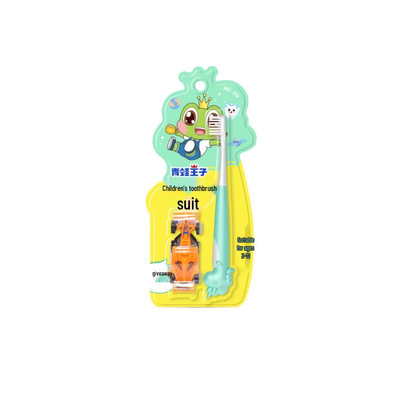 Frog Prince Children s Soft Bristle Toothbrush (3-Pack)