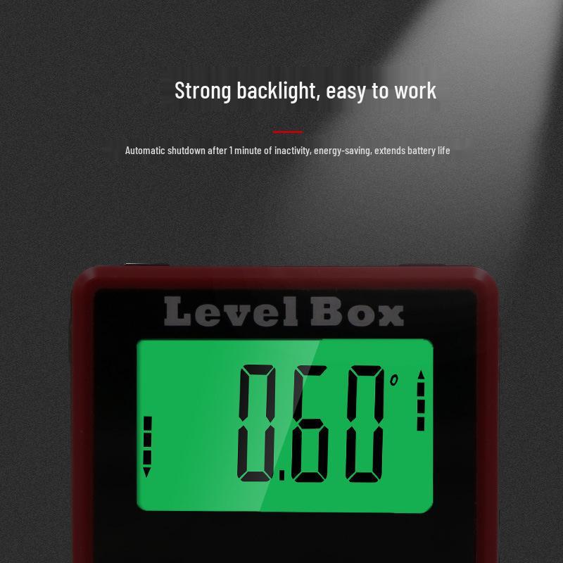 Digital Inclinometer with Backlight and Strong Magnetic Base