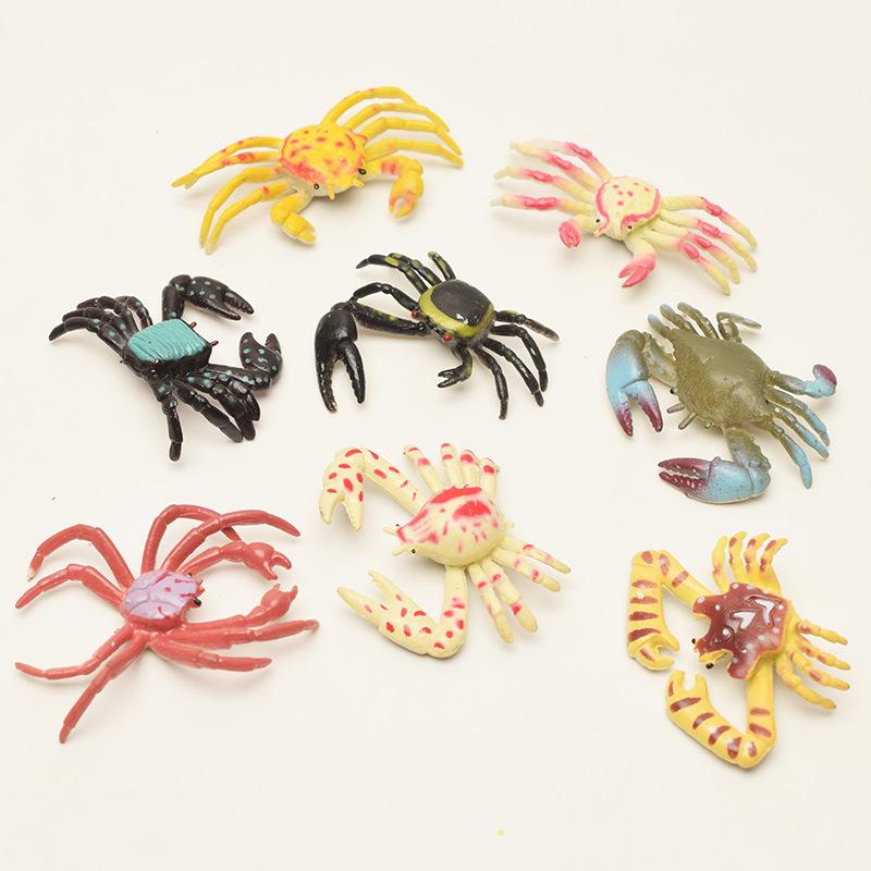 Tropical Rainforest Mini Frog Toys - Set of 12 Amphibian Reptile Landscaping Props