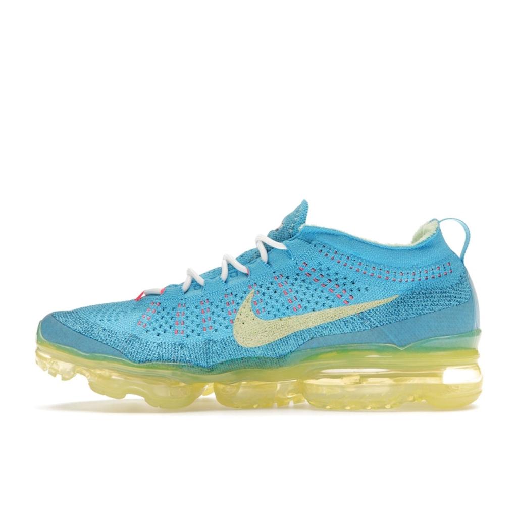 Nike Air VaporMax 2023 Flyknit Baltic Blue Men Sneakers Citron-Tint Green-Abyss DV1678-400