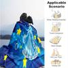 1pc Princess Printing Blanket - Soft, All-Season Throw for Living Room, Bedroom,Personalized Gift with Adorable Cartoon Design