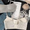 Reggiseno da donna comodo senza cuciture, sensazione "seconda pelle", supporto morbido, push-up, anti-caduta, senza ferretto, intimo per seno piccolo, senza coppe vuote
