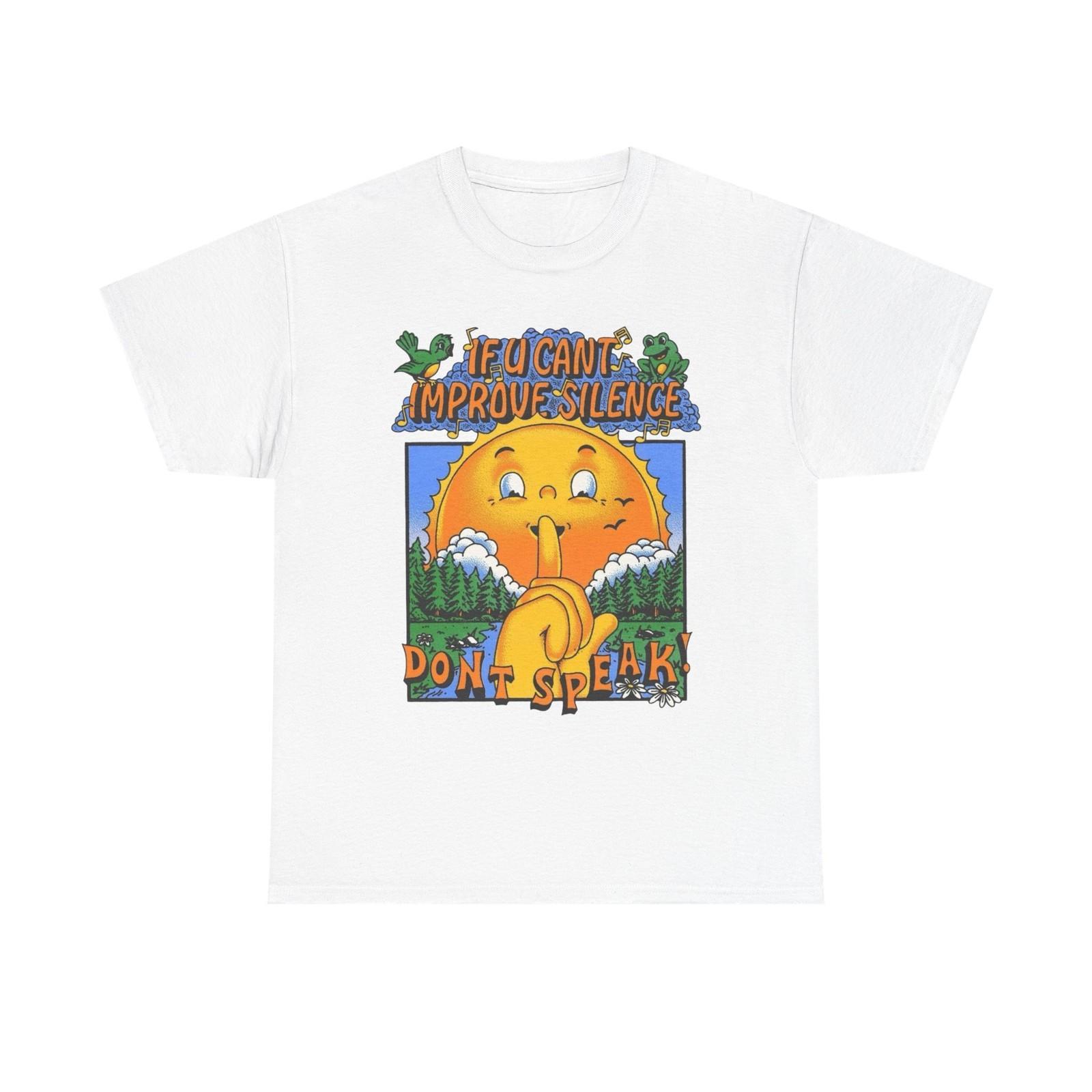 Stay Silent T-Shirt NEW Gift Unisex Heavy Cotton Tee XXXL