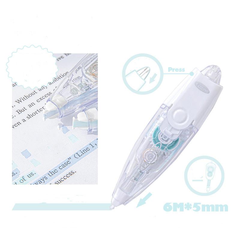 1 bucată de bandă de corecție pentru marker, serie de culori solide, bandă de corectare pentru articole de papetărie, bandă de corectare decorativă pentru album de însemnări pentru student, 1 bucată