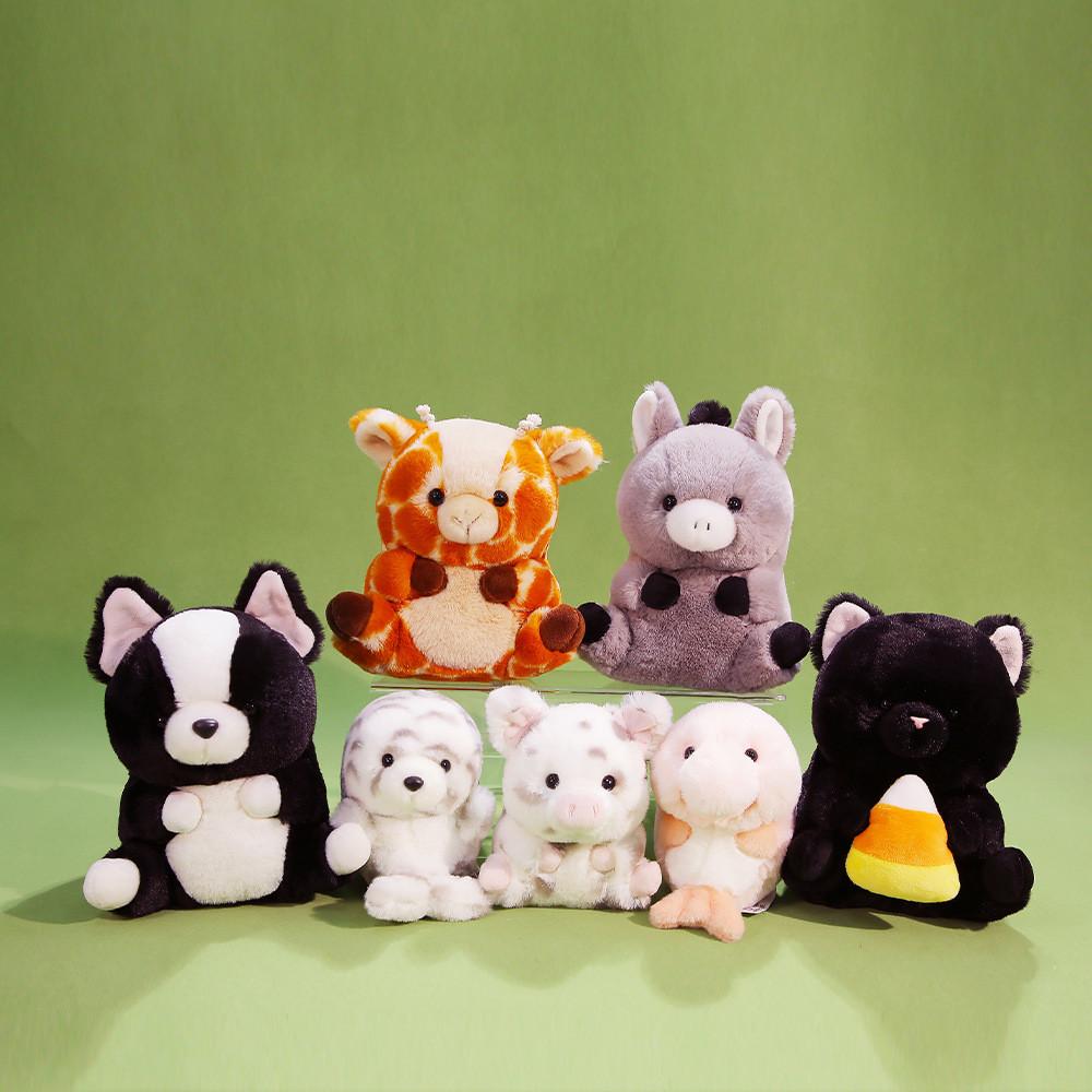 Plush Cat Animal Stuffed Toy With Polyester Fiber Filling For Kids And Collectors