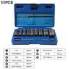 3 8 Inch Drive Wheel Nut Remover Extractor Sizes 1 4 To 19mm Assists In Rounded Nuts 3 8 Drive Socket Set Bolt