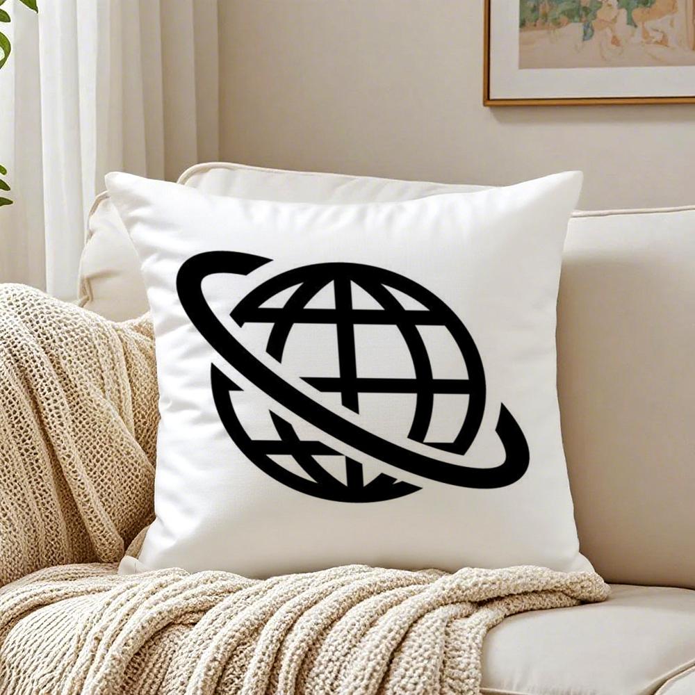 Classic Korea Brand LLMC Cushion Cover Linen Pillowcase Soft for Sofa Bed Home Room Decor