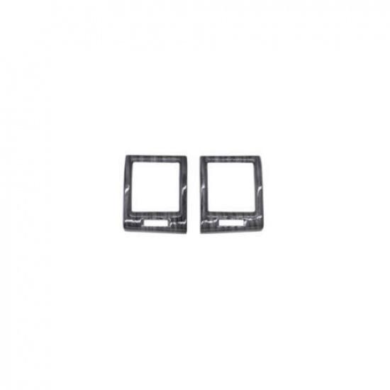 For Toyota Highlander 08-14 Black Wood Grain Left And Right Air Outlet Vent Trim