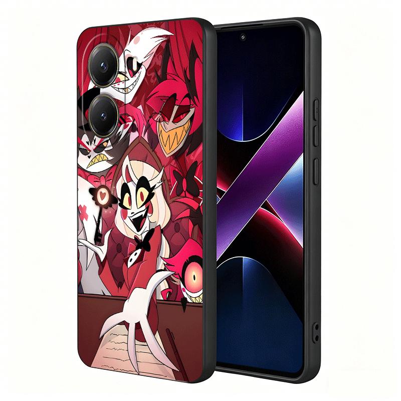 Hazbin Hotel Anime Soft Phone Case for Xiaomi Poco X5 X6 X7 X8 Pro Max X3 F7 F8 Ultra M8 M7 M6 M5 Redmi 15 15C 14C 13C 12C X4 F6