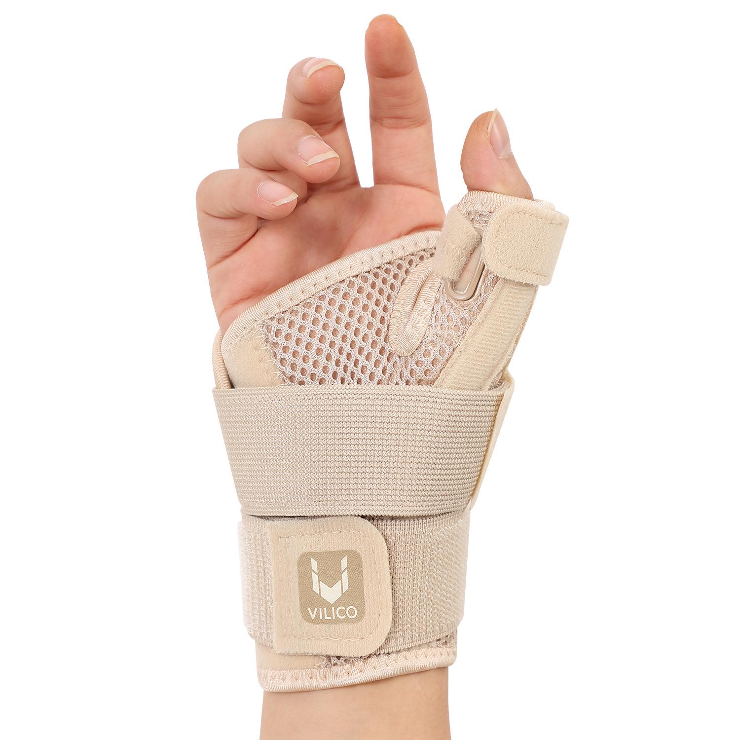 

Flexible Wrist Support Splint For TendoNitis And Arthritis, Breathable Thumb Protector, Fits Right And Left Hands One Size