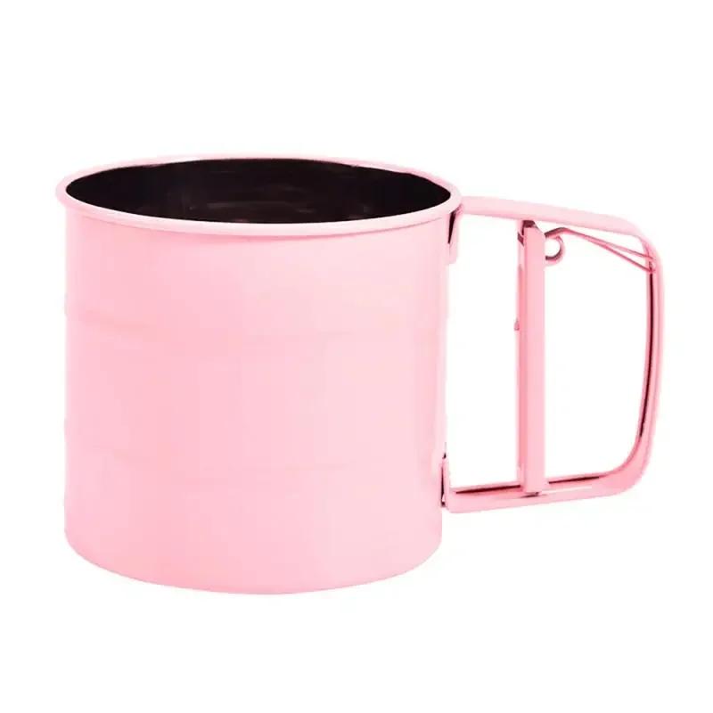 Stainless Steel Mesh Sieve Colander Crank Sifter 1 Pcs Powder Flour Baking Tool Icing Sugar Kitchen Tools Cocina Knife