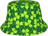 St. Patrick'S Day Bucket Hat Lucky Shamrock Sun Hat Green Clover Fisherman Cap Travel Hat For Women Men