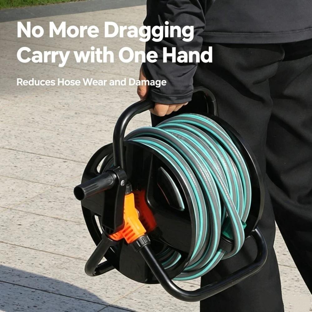 Durable Hose Storage Reel Heavy Duty Watering Hose Winding Reel Pipe Storage