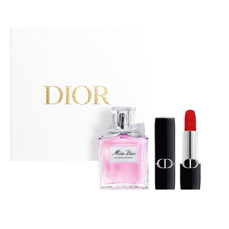 DIOR Perfume Two-piece set: Huayang Women s Eau de Toilette 50ml + Blue Gold 688 Velvet Mist синий