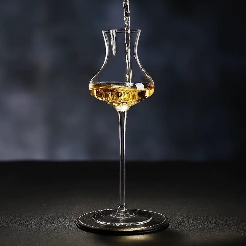Designer Nosing Whisky Glass Liqueur, Lead-Free Crystal Wine Cup, Cognac Brandy Snifters, Whiskey Taster Fragrance Smell Goblet