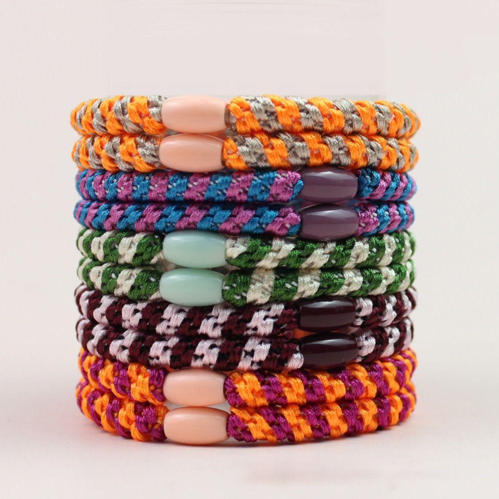 10pcs Sweet Elastic Rubber Bands Fashion Hair Rope Hair Accessories Ponytail Holders For Women