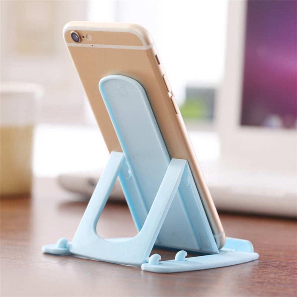 Folding Mobile Tablet Stand Plastic Cell Phone Bracket Watching TV Phone Support