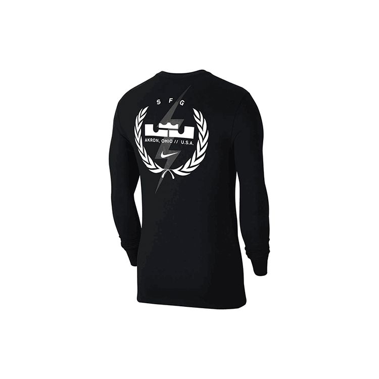Nike LeBron Dri-FIT Men's Basketball Long-Sleeve T-Shirt Black CV2080-010