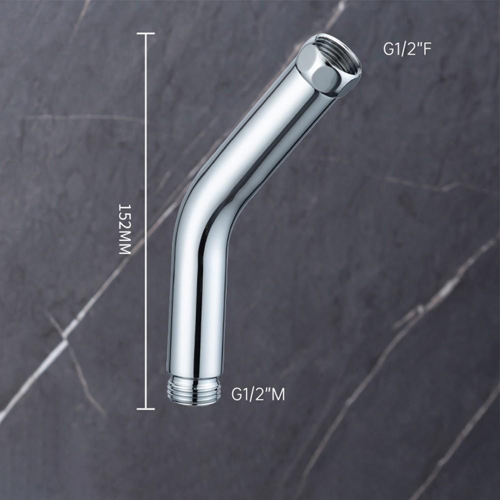 Flexible Shower Connector Chrome for Various Shower Configurations