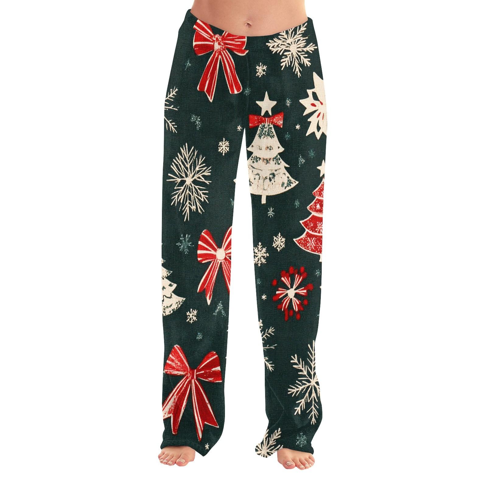 

Женские повседневные брюки с принтом на Хэллоуин, эластичные брюки с завязками на талии L