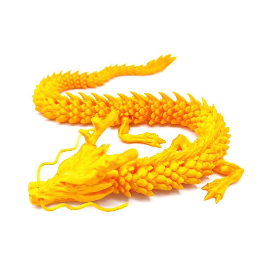 Hand-Painted 3D Chinese Dragon Ornament - Scenic Dragon Craft Gift