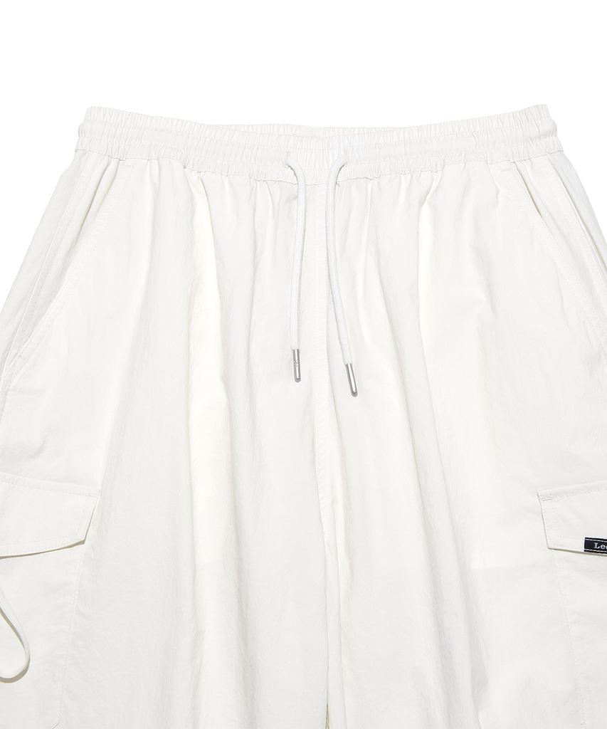 LEE Women'S Nylon Ribbon Cargo Pants Ivory