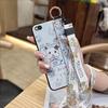 Lanyard Phone Holder Phone Case For Xiaomi Redmi GO Soft case Protective Shockproof Dirt-resistant Wristband Cute Ring