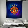 Man Utd G Wall Hanging Printed Fabric Blanket Decorative Tapestries for Bedroom Living Room Home Decor