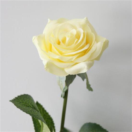 Latex Flower 1 Head Latex Touch Rose Flowers Wedding Home Design Bouquet Decor