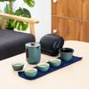 Portable Tea Set Small Bag Ceramic Quick Tea Cup One Pot Four Cups Tea Brewing Pot
