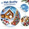 Christmas Tree Skirt with Red Background, Snowflake and Gold Tree Pattern, Christmas Tree Base Decoration