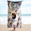 1PC Custom Name Sheep Dreams Clouds Beach Towel Highly Absorbent And Sand-Resistant Towel for Swimming, Pool, Yoga, And Travel Lightweight