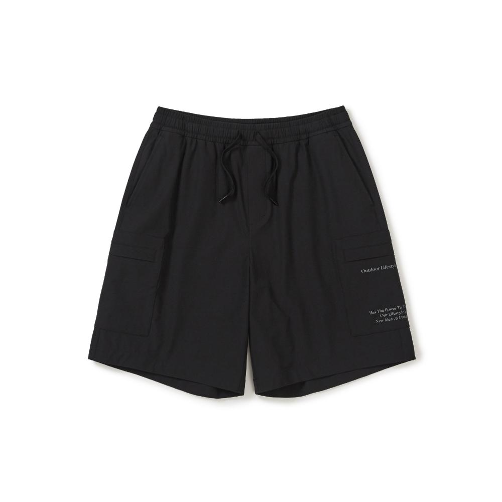 SNOWPEAK Lago Cargo Shorts Black (S26MMTHP26)