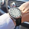 Business Men's Quartz Watch Vintage Leather Strap Wristwatch