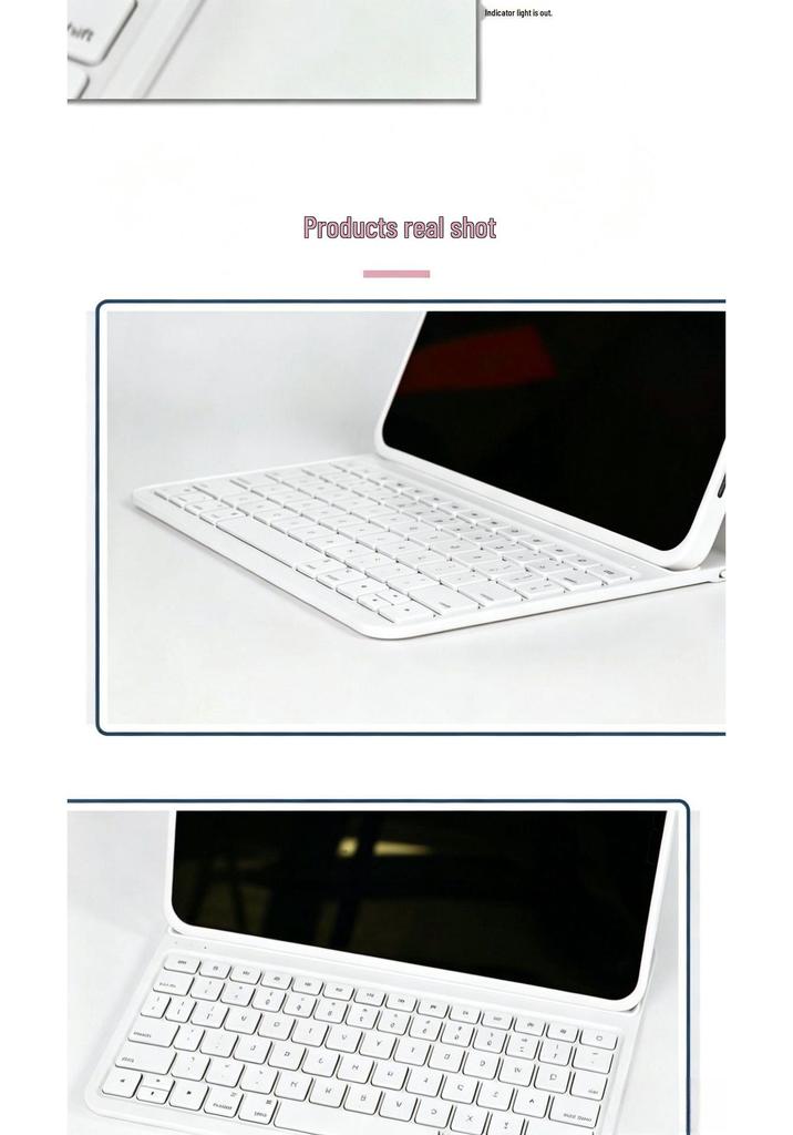 11-inch iPad 2025 Model Protective Case with 13-inch Wireless Bluetooth Keyboard