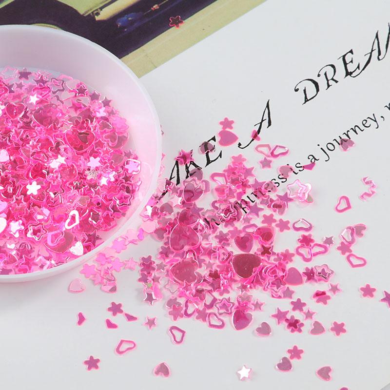 10g(2000Pcs)/Pack Mixed Colors Shape Loose Sequins DIY Nail Craft Jewelry Making, Wedding Decoration Confetti