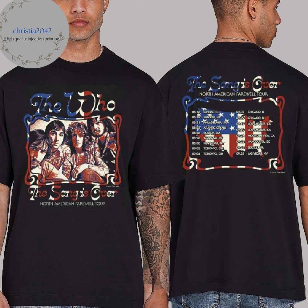 The Who The Song Is Over North America Farewell Tour Unisex T-Shirt Unisex T-Shirt XXXXL