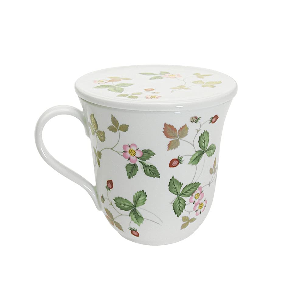 Wedgwood Wild Strawberry Casual Mug with Lid [Used]
