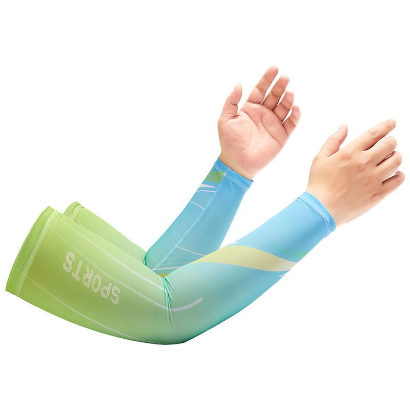 Summer Arm Sleeves UV Protection Men Women Cycling Driving Dynamic Breathable Arm Cover Elastic Hiking Tourism Sports Ice Sleeve