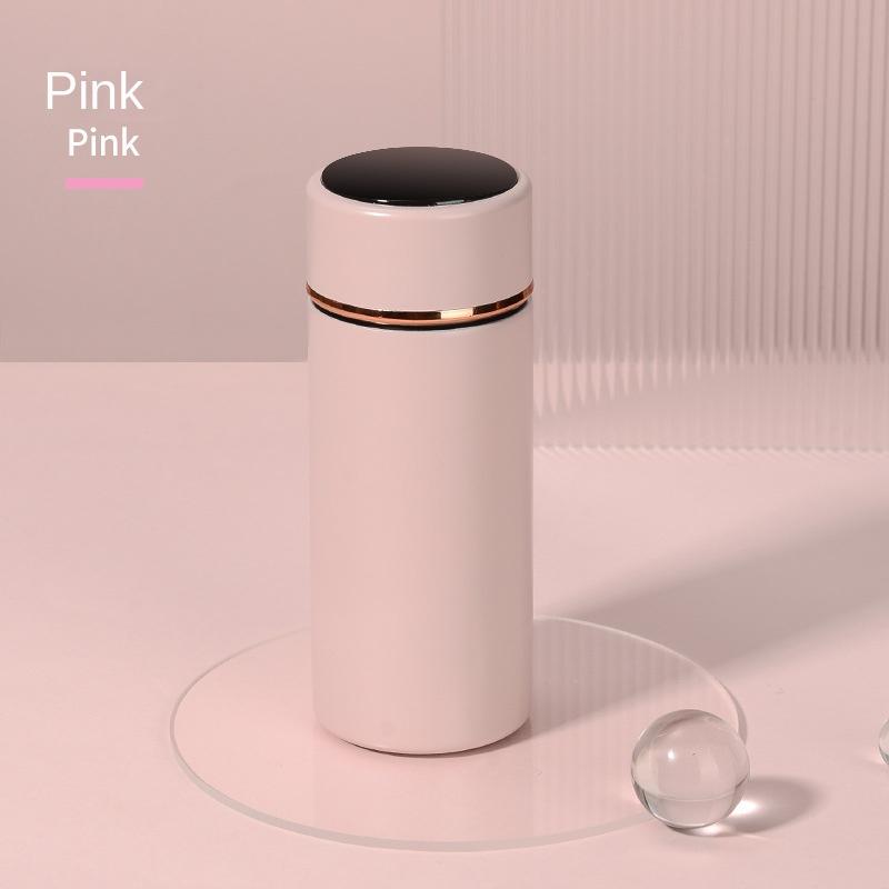 280ML Smart Thermos Water Bottle Intelligent Temperature Display Stainless Steel Vacuum Flasks Thermoses with Filter Tee Cup