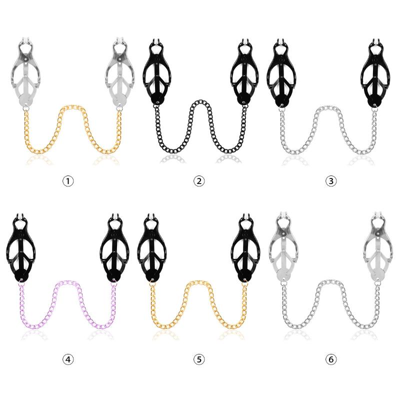 Steel Nipple Clamps Breast Clips Bondage Gear Adult Products For Women Exotic Accessories Adult Games