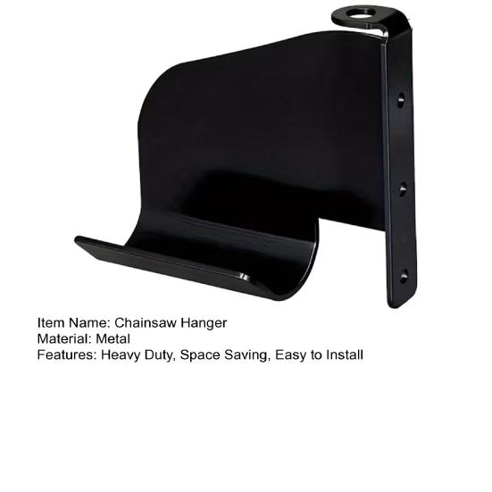 Chainsaw Hanger Heavy Duty Metal Electric Chainsaw Wall Mount Hook Garage Shed Chainsaw Storage Holder Organizer Rack