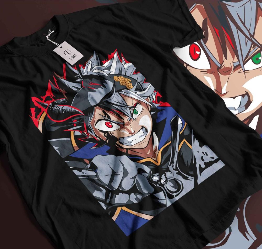 

Black Clover Tshirt Asta Yami Sukehiro Yuno Tee Anime T-Shirt Luck Voltia 148 4XL
