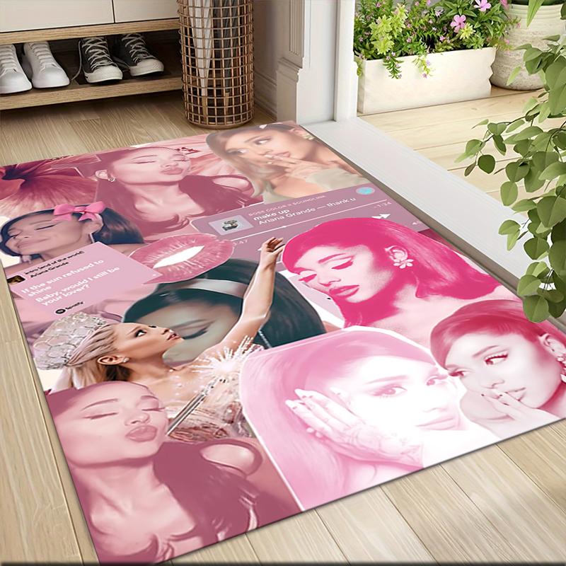Pink Aesthetic Collage Carpet Rug Soft Washable Antislip Home Living Room Sofa Mats Personalized Christmas Rug
